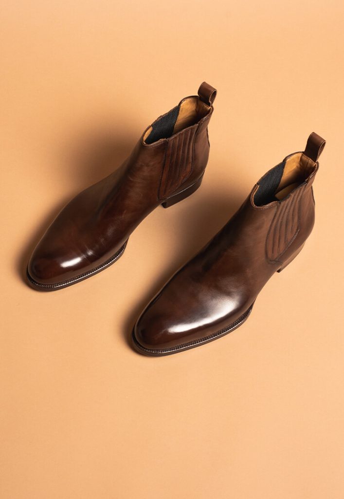 Nicolae's boots